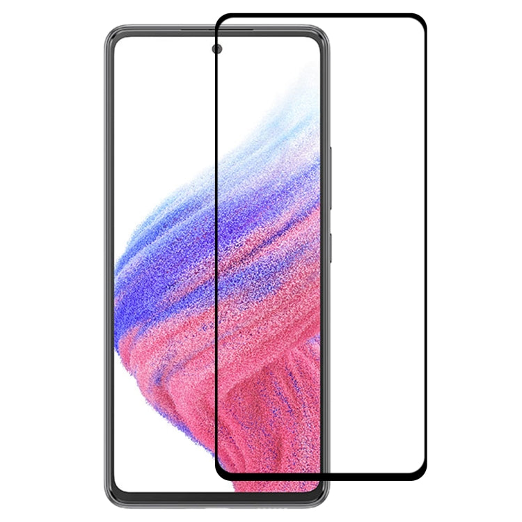 Pellicola protettiva per schermo in vetro temperato con copertura completa della colla, For Samsung Galaxy A53 5G (1 PC)