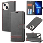 Custodia per telefono in pelle con flip a portafoglio classico, For iPhone 13 mini, For iPhone 13, For iPhone 13 Pro, For iPhone 13 Pro Max