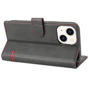 Custodia per telefono in pelle con flip a portafoglio classico, For iPhone 13 mini, For iPhone 13, For iPhone 13 Pro, For iPhone 13 Pro Max