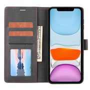 Custodia per telefono in pelle con flip a portafoglio classico, For iPhone 12 mini, For iPhone 12 / 12 Pro, For iPhone 12 Pro Max, For iPhone 11