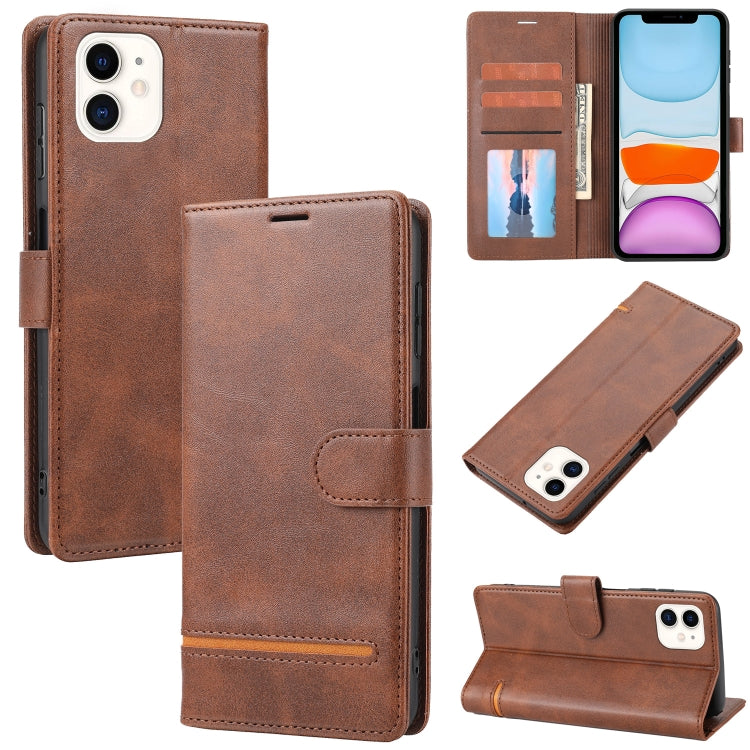 Custodia portafoglio in pelle con flip per iPhone 11 e 12