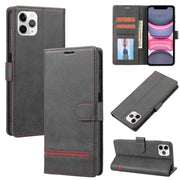 Custodia per telefono in pelle con flip a portafoglio classico, For iPhone 11 Pro, For iPhone 11 Pro Max, For iPhone X / XS, For iPhone XR