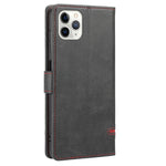 Custodia portafoglio in pelle con flip per iPhone XR e compatibil