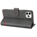 Custodia portafoglio in pelle con flip per iPhone XR e compatibil
