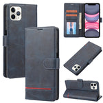 Custodia portafoglio in pelle con flip per iPhone XR e compatibil