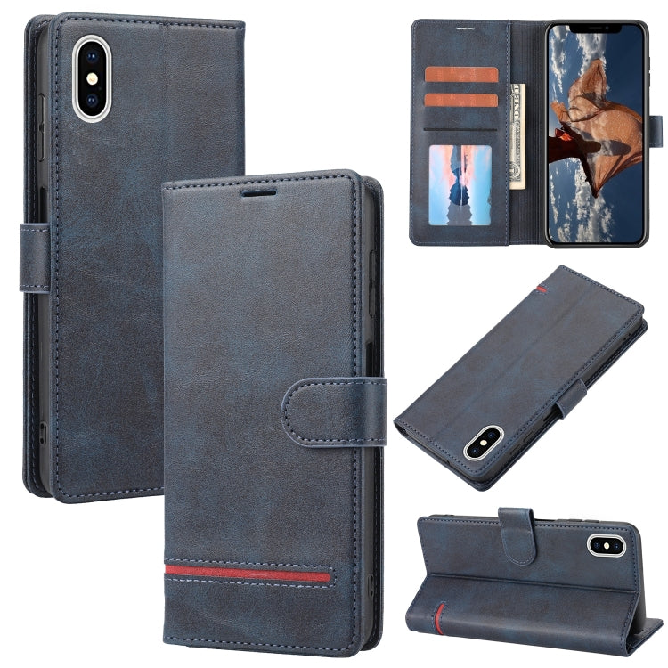 Custodia portafoglio in pelle con flip per iPhone XR e compatibil