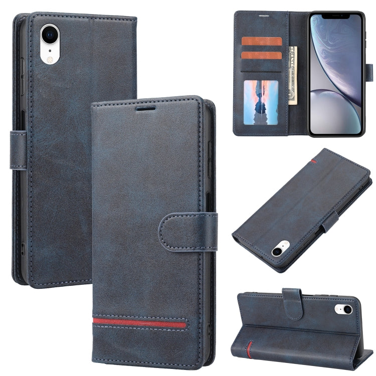 Custodia portafoglio in pelle con flip per iPhone XR e compatibil