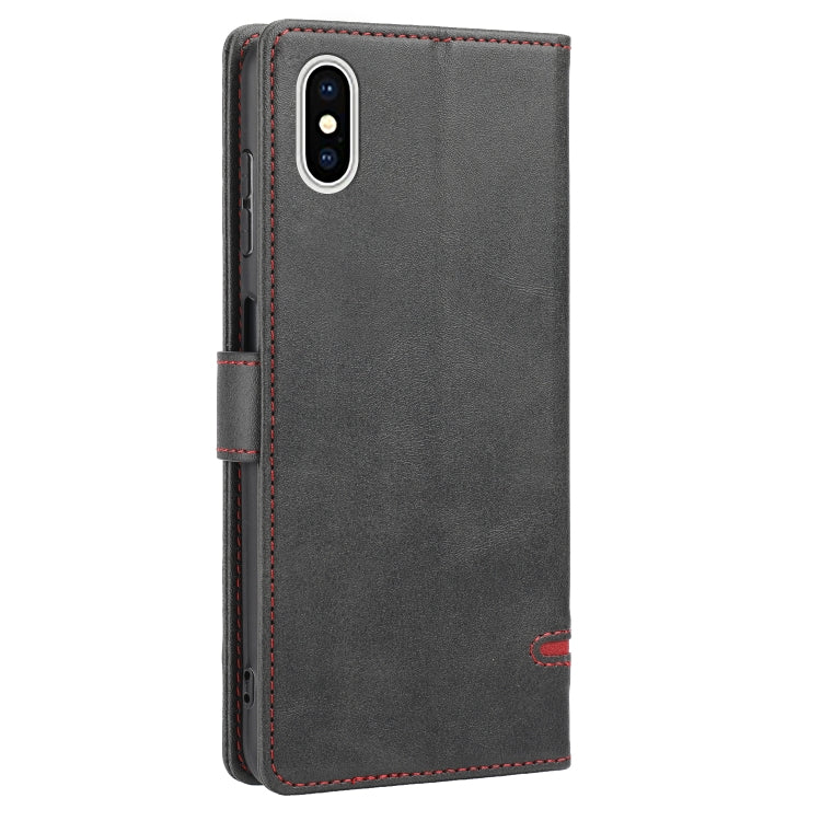 Custodia portafoglio in pelle per iPhone XS Max e SE