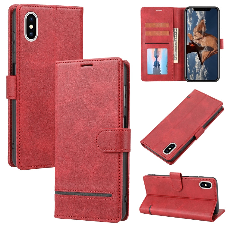 Custodia portafoglio in pelle per iPhone XS Max e SE