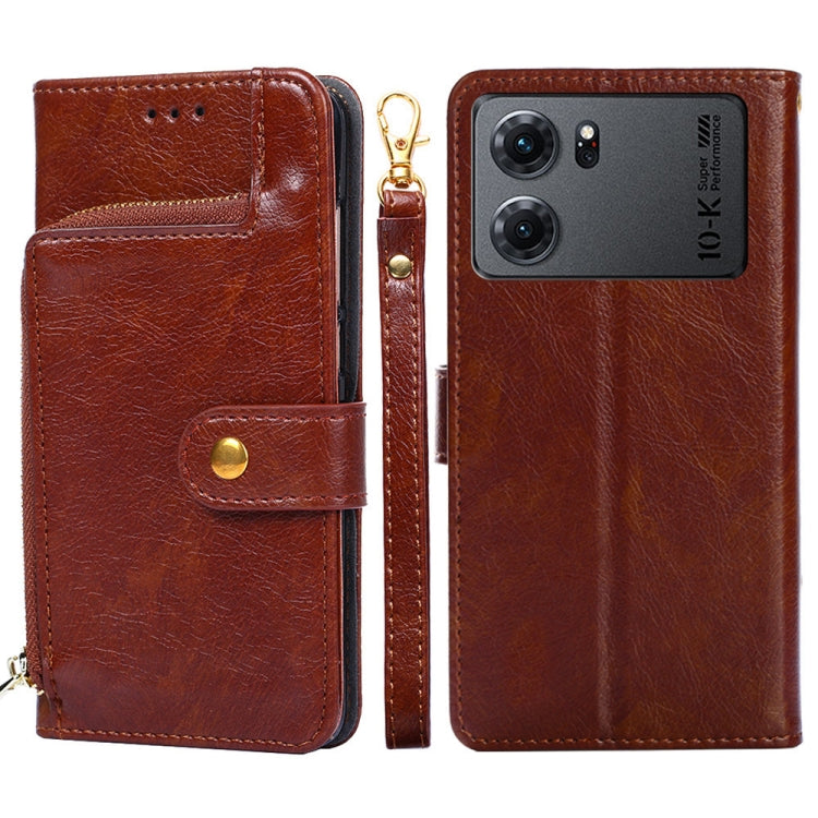 Custodia per cellulare in pelle con cerniera, For OPPO Find X5 Pro, For OPPO K10 5G, For OPPO K10 Pro 5G, For OPPO Reno7 4G/F21 Pro 4G, For OPPO Reno7 5G Global/Find X5 Lite, For OPPO Realme 9 Pro