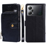 Custodia per cellulare in pelle con cerniera, For OPPO Find X5 Pro, For OPPO K10 5G, For OPPO K10 Pro 5G, For OPPO Reno7 4G/F21 Pro 4G, For OPPO Reno7 5G Global/Find X5 Lite, For OPPO Realme 9 Pro