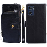 Custodia per cellulare in pelle con cerniera, For OPPO Find X5 Pro, For OPPO K10 5G, For OPPO K10 Pro 5G, For OPPO Reno7 4G/F21 Pro 4G, For OPPO Reno7 5G Global/Find X5 Lite, For OPPO Realme 9 Pro