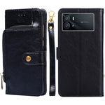 Custodia per cellulare in pelle con cerniera, For vivo iQOO 9 5G, For vivo IQOO Neo6 5G, For vivo iQOO U5 5G, For vivo S12/V23, For vivo S12 Pro/V23 Pro, For vivo X80 Pro China