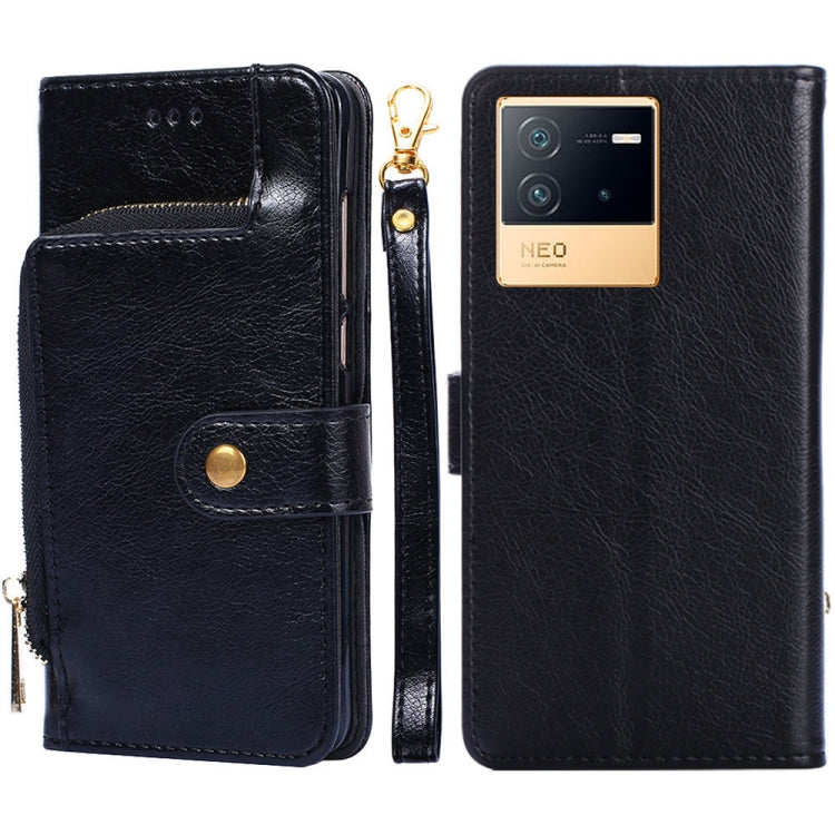 Custodia per cellulare in pelle con cerniera, For vivo iQOO 9 5G, For vivo IQOO Neo6 5G, For vivo iQOO U5 5G, For vivo S12/V23, For vivo S12 Pro/V23 Pro, For vivo X80 Pro China