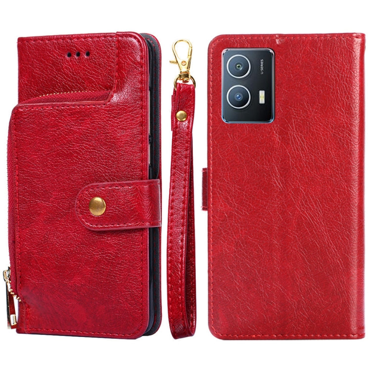 Custodia per cellulare in pelle con cerniera, For vivo iQOO 9 5G, For vivo IQOO Neo6 5G, For vivo iQOO U5 5G, For vivo S12/V23, For vivo S12 Pro/V23 Pro, For vivo X80 Pro China