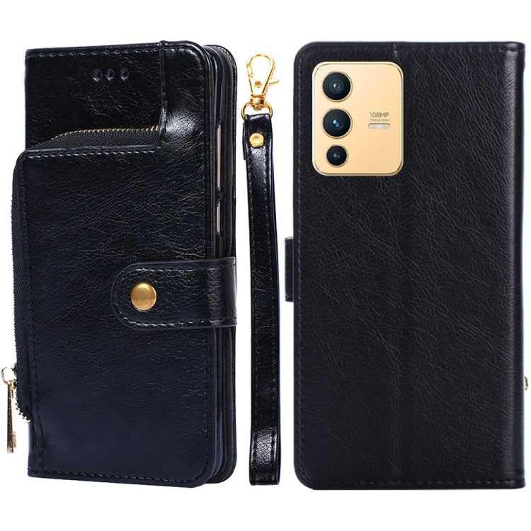 Custodia per cellulare in pelle con cerniera, For vivo iQOO 9 5G, For vivo IQOO Neo6 5G, For vivo iQOO U5 5G, For vivo S12/V23, For vivo S12 Pro/V23 Pro, For vivo X80 Pro China
