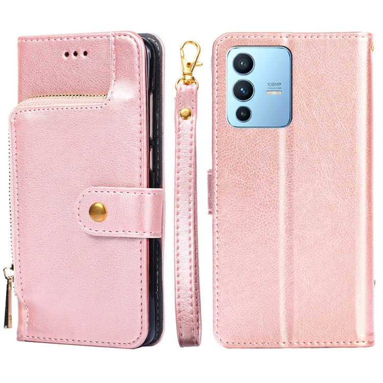 Custodia per cellulare in pelle con cerniera, For vivo iQOO 9 5G, For vivo IQOO Neo6 5G, For vivo iQOO U5 5G, For vivo S12/V23, For vivo S12 Pro/V23 Pro, For vivo X80 Pro China
