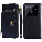 Custodia per cellulare in pelle con cerniera, For vivo iQOO 9 5G, For vivo IQOO Neo6 5G, For vivo iQOO U5 5G, For vivo S12/V23, For vivo S12 Pro/V23 Pro, For vivo X80 Pro China