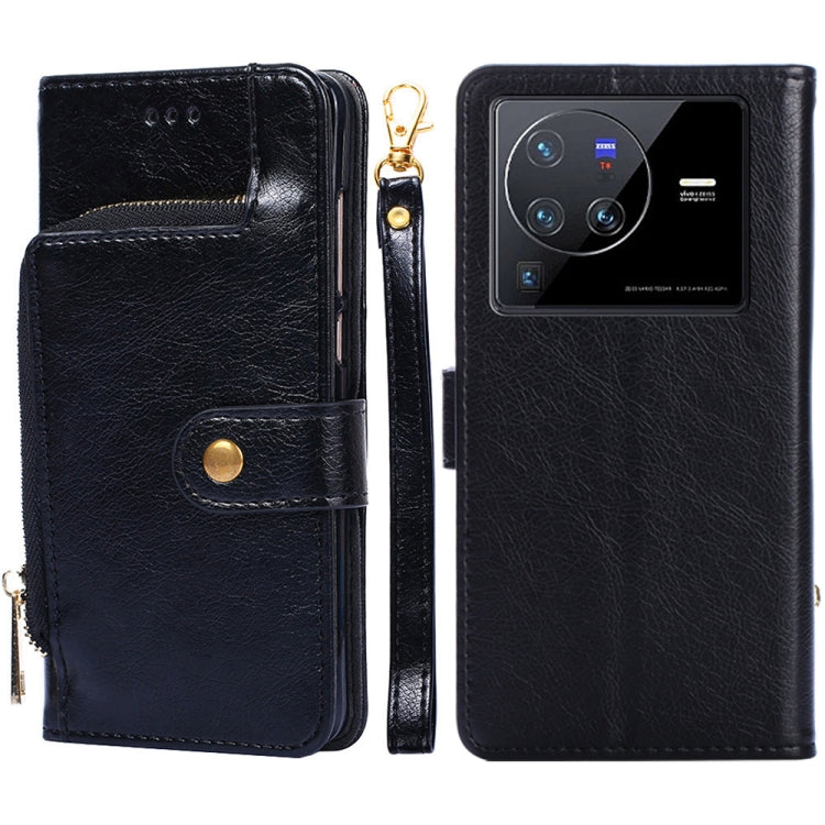 Custodia per cellulare in pelle con cerniera, For vivo iQOO 9 5G, For vivo IQOO Neo6 5G, For vivo iQOO U5 5G, For vivo S12/V23, For vivo S12 Pro/V23 Pro, For vivo X80 Pro China