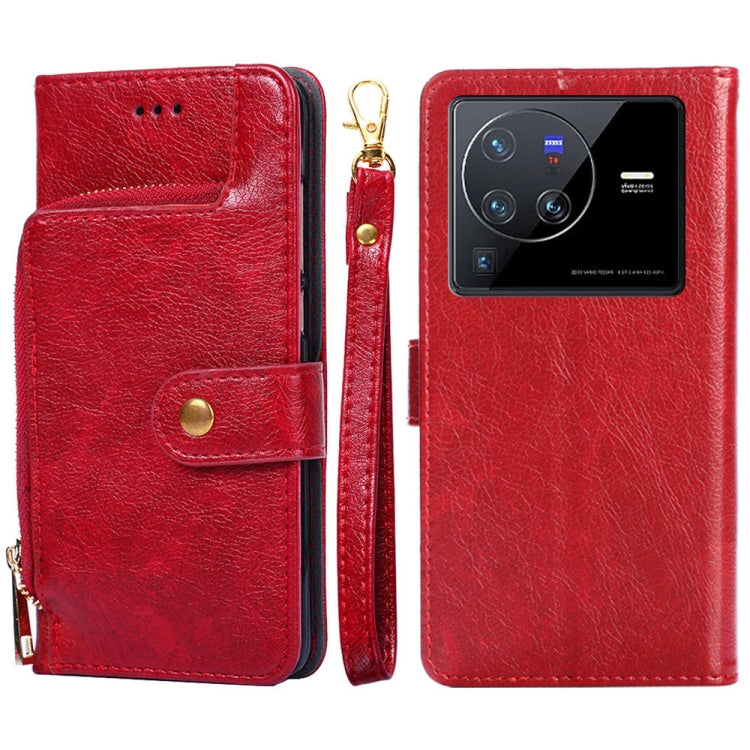 Custodia per cellulare in pelle con cerniera, For vivo iQOO 9 5G, For vivo IQOO Neo6 5G, For vivo iQOO U5 5G, For vivo S12/V23, For vivo S12 Pro/V23 Pro, For vivo X80 Pro China
