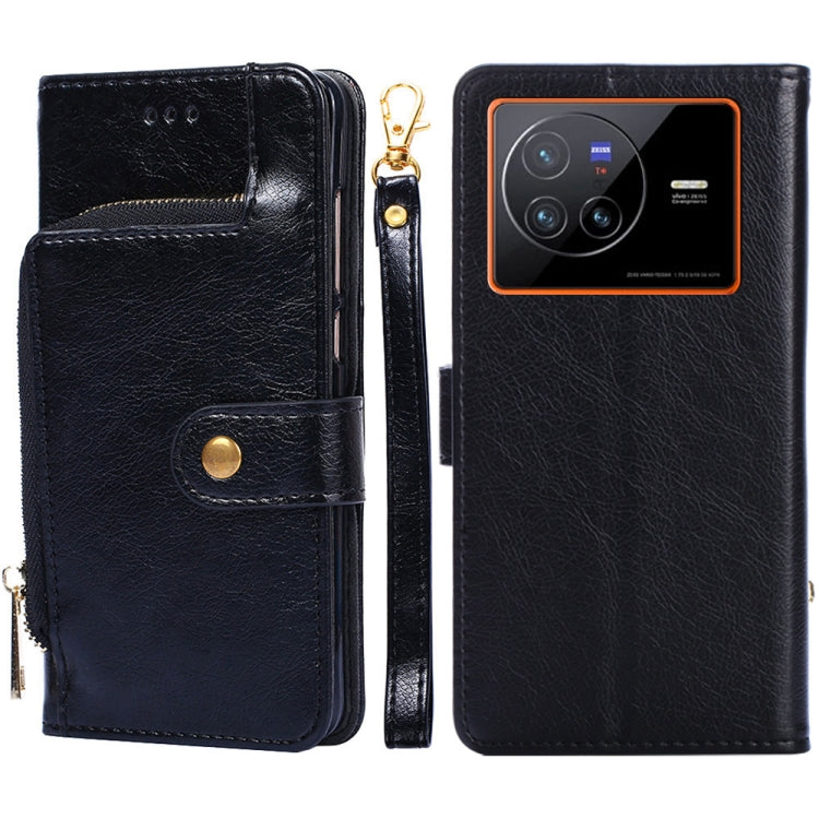 Custodia per cellulare in pelle con cerniera, For vivo X80 China, For vivo Y53s 5G/iQOO Z5x/T1x, For vivo Y55s 5G, For vivo Y76s China/Y74s, For Google Pixel 7 5G, For Huawei nova 9 SE 4G