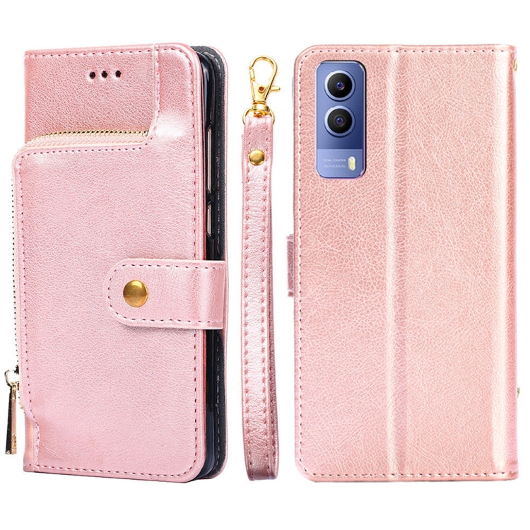 Custodia per cellulare in pelle con cerniera, For vivo X80 China, For vivo Y53s 5G/iQOO Z5x/T1x, For vivo Y55s 5G, For vivo Y76s China/Y74s, For Google Pixel 7 5G, For Huawei nova 9 SE 4G