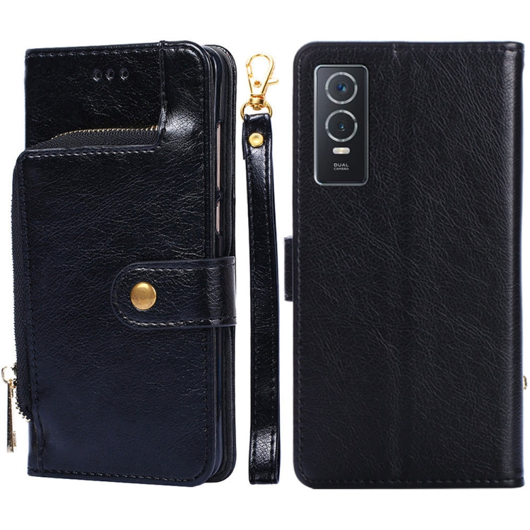 Custodia per cellulare in pelle con cerniera, For vivo X80 China, For vivo Y53s 5G/iQOO Z5x/T1x, For vivo Y55s 5G, For vivo Y76s China/Y74s, For Google Pixel 7 5G, For Huawei nova 9 SE 4G