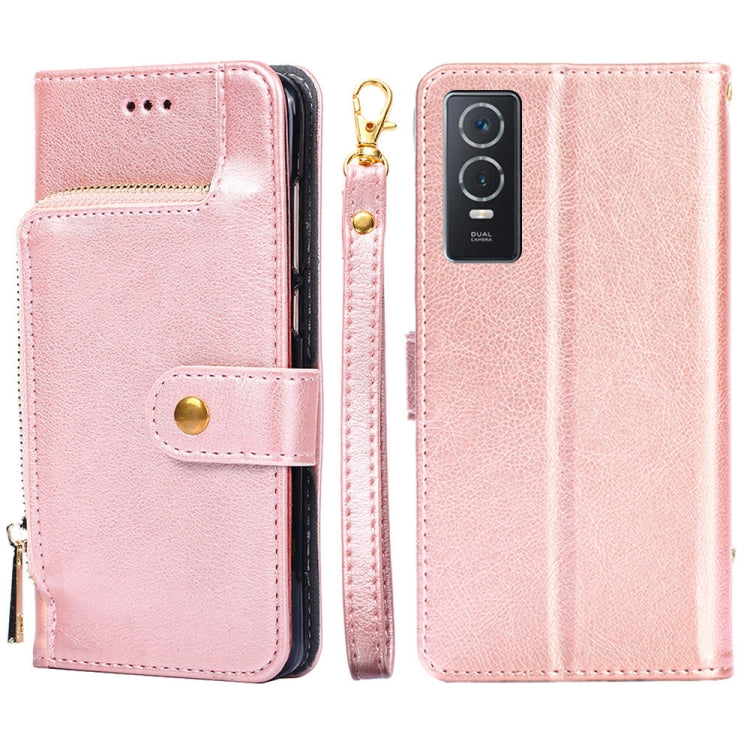 Custodia per cellulare in pelle con cerniera, For vivo X80 China, For vivo Y53s 5G/iQOO Z5x/T1x, For vivo Y55s 5G, For vivo Y76s China/Y74s, For Google Pixel 7 5G, For Huawei nova 9 SE 4G