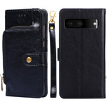 Custodia per cellulare in pelle con cerniera, For vivo X80 China, For vivo Y53s 5G/iQOO Z5x/T1x, For vivo Y55s 5G, For vivo Y76s China/Y74s, For Google Pixel 7 5G, For Huawei nova 9 SE 4G