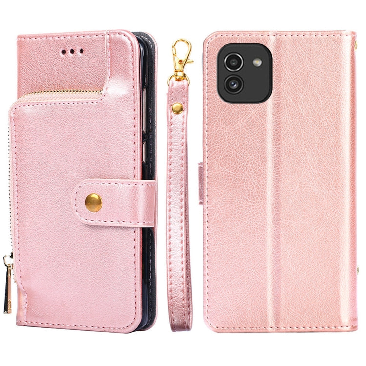 Custodia per cellulare in pelle con cerniera, For Samsung Galaxy A03 EU, For Samsung Galaxy A23 5G, For Samsung Galaxy M33 5G, For Samsung Galaxy M53 5G, For Sony Xperia Ace III, For Xiaomi Poco M4 Pro