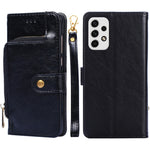 Custodia per cellulare in pelle con cerniera, For Samsung Galaxy A03 EU, For Samsung Galaxy A23 5G, For Samsung Galaxy M33 5G, For Samsung Galaxy M53 5G, For Sony Xperia Ace III, For Xiaomi Poco M4 Pro