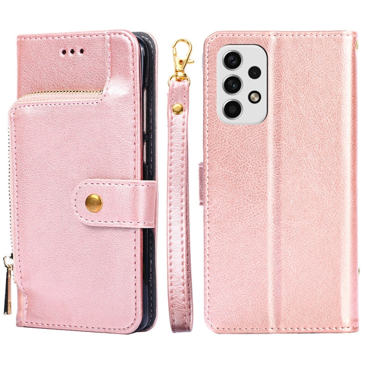 Custodia per cellulare in pelle con cerniera, For Samsung Galaxy A03 EU, For Samsung Galaxy A23 5G, For Samsung Galaxy M33 5G, For Samsung Galaxy M53 5G, For Sony Xperia Ace III, For Xiaomi Poco M4 Pro