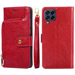 Custodia per cellulare in pelle con cerniera, For Samsung Galaxy A03 EU, For Samsung Galaxy A23 5G, For Samsung Galaxy M33 5G, For Samsung Galaxy M53 5G, For Sony Xperia Ace III, For Xiaomi Poco M4 Pro