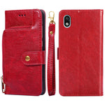 Custodia per cellulare in pelle con cerniera, For Samsung Galaxy A03 EU, For Samsung Galaxy A23 5G, For Samsung Galaxy M33 5G, For Samsung Galaxy M53 5G, For Sony Xperia Ace III, For Xiaomi Poco M4 Pro