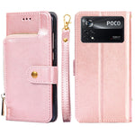 Custodia per cellulare in pelle con cerniera, For Xiaomi Poco X4 Pro 5G, For Xiaomi Redmi K50/Redmi K50 Pro, For Xiaomi Redmi K50 Gaming/Poco F4 GT, For Xiaomi Redmi Note 11 Global/Redmi Note 11S, For Xiaomi Redmi Note 11 Pro Global, For Xiaomi 12 Lite