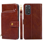 Custodia per cellulare in pelle con cerniera, For Xiaomi Poco X4 Pro 5G, For Xiaomi Redmi K50/Redmi K50 Pro, For Xiaomi Redmi K50 Gaming/Poco F4 GT, For Xiaomi Redmi Note 11 Global/Redmi Note 11S, For Xiaomi Redmi Note 11 Pro Global, For Xiaomi 12 Lite