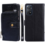 Custodia per cellulare in pelle con cerniera, For Xiaomi Poco X4 Pro 5G, For Xiaomi Redmi K50/Redmi K50 Pro, For Xiaomi Redmi K50 Gaming/Poco F4 GT, For Xiaomi Redmi Note 11 Global/Redmi Note 11S, For Xiaomi Redmi Note 11 Pro Global, For Xiaomi 12 Lite