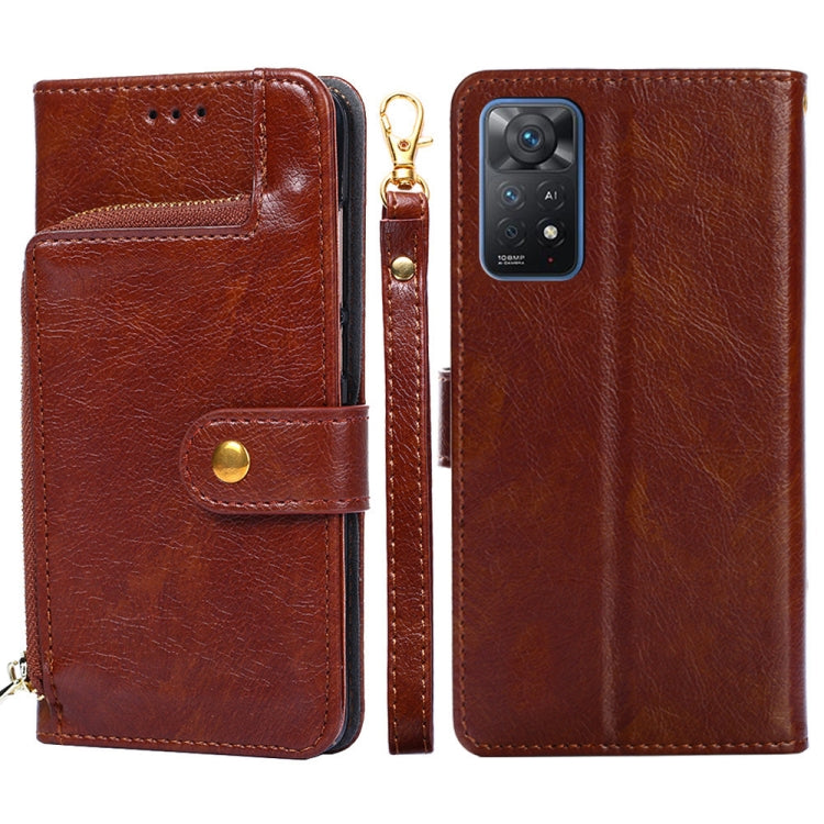 Custodia per cellulare in pelle con cerniera, For Xiaomi Poco X4 Pro 5G, For Xiaomi Redmi K50/Redmi K50 Pro, For Xiaomi Redmi K50 Gaming/Poco F4 GT, For Xiaomi Redmi Note 11 Global/Redmi Note 11S, For Xiaomi Redmi Note 11 Pro Global, For Xiaomi 12 Lite