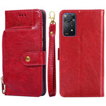 Custodia per cellulare in pelle con cerniera, For Xiaomi Poco X4 Pro 5G, For Xiaomi Redmi K50/Redmi K50 Pro, For Xiaomi Redmi K50 Gaming/Poco F4 GT, For Xiaomi Redmi Note 11 Global/Redmi Note 11S, For Xiaomi Redmi Note 11 Pro Global, For Xiaomi 12 Lite