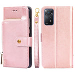 Custodia per cellulare in pelle con cerniera, For Xiaomi Poco X4 Pro 5G, For Xiaomi Redmi K50/Redmi K50 Pro, For Xiaomi Redmi K50 Gaming/Poco F4 GT, For Xiaomi Redmi Note 11 Global/Redmi Note 11S, For Xiaomi Redmi Note 11 Pro Global, For Xiaomi 12 Lite