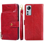Custodia per cellulare in pelle con cerniera, For Xiaomi Poco X4 Pro 5G, For Xiaomi Redmi K50/Redmi K50 Pro, For Xiaomi Redmi K50 Gaming/Poco F4 GT, For Xiaomi Redmi Note 11 Global/Redmi Note 11S, For Xiaomi Redmi Note 11 Pro Global, For Xiaomi 12 Lite