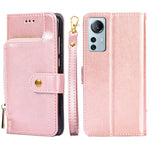 Custodia per cellulare in pelle con cerniera, For Xiaomi Poco X4 Pro 5G, For Xiaomi Redmi K50/Redmi K50 Pro, For Xiaomi Redmi K50 Gaming/Poco F4 GT, For Xiaomi Redmi Note 11 Global/Redmi Note 11S, For Xiaomi Redmi Note 11 Pro Global, For Xiaomi 12 Lite