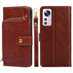 Custodia per cellulare in pelle con cerniera, For Xiaomi 12 Pro, For OnePlus Ace/10R, For OnePlus Nord CE 2 5G