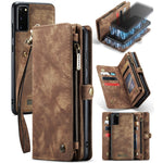 Custodia portafoglio in pelle per Samsung Galaxy S20