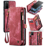 Custodia portafoglio in pelle per Samsung Galaxy S20