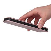 Custodia per telefono in pelle con vibrazione magnetica in fibra di carbonio, For iPhone 14, For iPhone 14 Plus, For iPhone 14 Pro, For iPhone 14 Pro Max