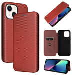Custodia in pelle con slot carte per iPhone 14 Pro