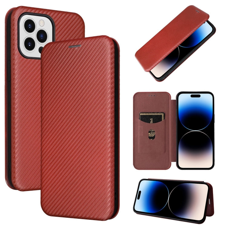 Custodia in pelle con slot carte per iPhone 14 Pro