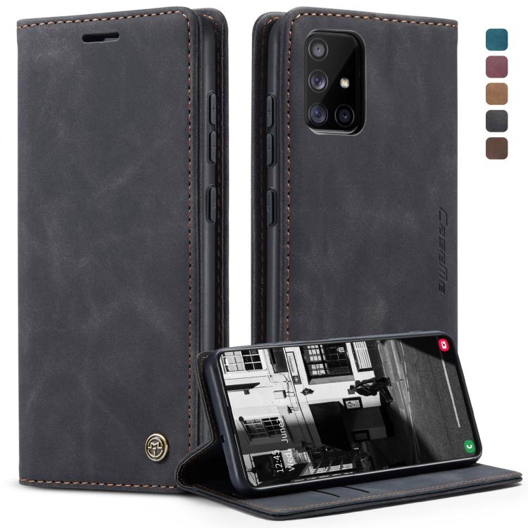 Custodia portafoglio in pelle per Galaxy A71 con slot carte