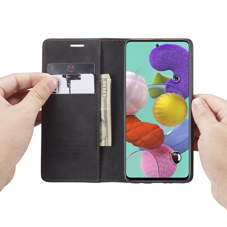 Custodia portafoglio in pelle per Galaxy A71 con slot carte